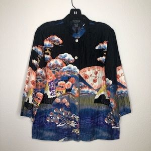 - Citron Santa Monica size small 100% silk top